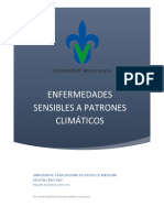 Enfermedades Sensibles A Patrones Climáticos: Universidad Veracruzana Facultad de Medicina Región Veracruz