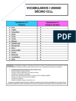 10 Vocabulario