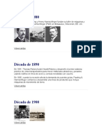 Historia de la minería 1880-2010