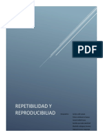 Repetibilidad y reproducibilidad mediciones