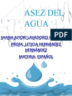 Escasez Del Agua: Shana Aiyori Lavadores Hernández Profa. Leticia Hernández Hernández Materia: Español