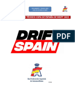 Reglamento Técnico 2023 Copa de España de Drift