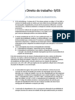 FrequÃ Ncia Direito Do Trabalho PDF