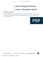 Curiosidades Sobre Geografia Global