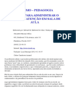 50 Dicas para Administrar o Defict de Atenção em Sala de Aula