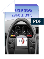 10 Reglas de Oro Del Manejo Defensivo