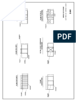 Plano detalle estructura modular oficina