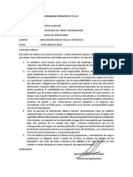 Memorandum Operativo N 01