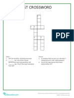 GST Crossword