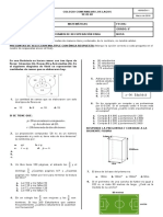 EXAMEN DE RECUPERACIÓN FINAL 6º