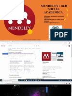 Presentacion en PPT de Mendeley Social