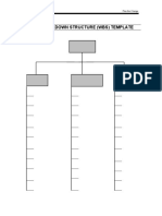 Work Breakdown Structure (WBS) Template: Plan The Change