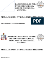 Universidade Federal Do Pará Instituto de Tecnologia Faculdade de Engenharia Mecânica