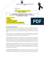 Semana N°13 de Segundo Periodo para 3° Medio A: Estimados Apoderados/estudiantes