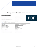 Pagamento registrado com sucesso