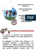 Modelos Pedagógicos - Currículo