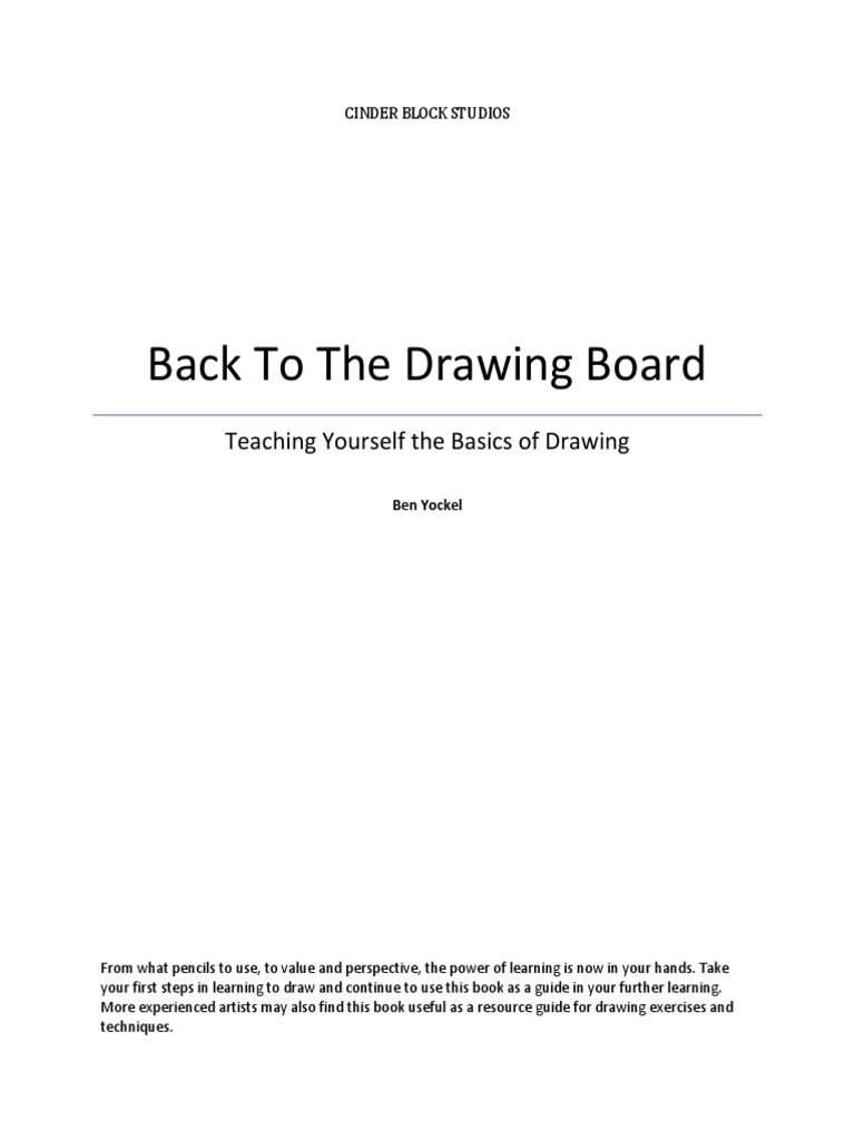 Back To The Drawing Board, PDF, Drawing