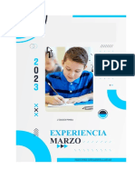 Experiencia: Marzo