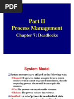 Process Management: Chapter 7: Deadlocks