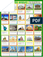Find the most famous landmarks and monuments around the world