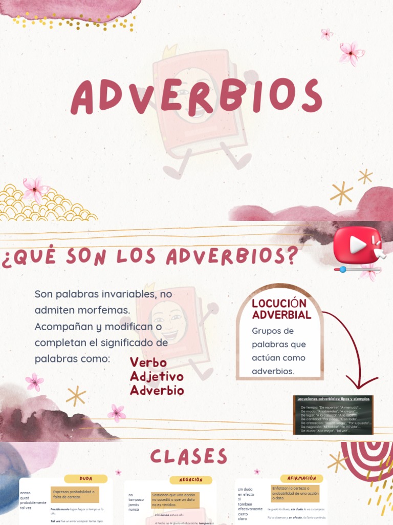 Adverbios de Sexto | Descargar gratis PDF | Adverbio | Lingüística