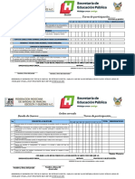 Hojas de Evaluación Bandas de Guerra Hid