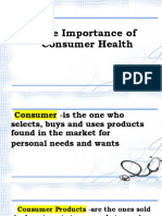 The Importance of Consumer Health