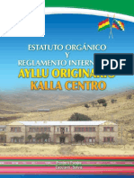 Estatuto Org. y Reg. Pueblos Origin.