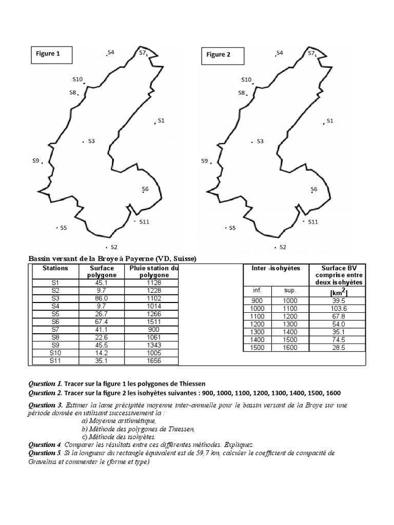 Analyse Hydrologique du Bassin de la Broye | PDF | Dynamique fluviale ...