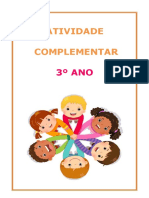 ATIVIDADE COMPLEMENTAR 3º ANO