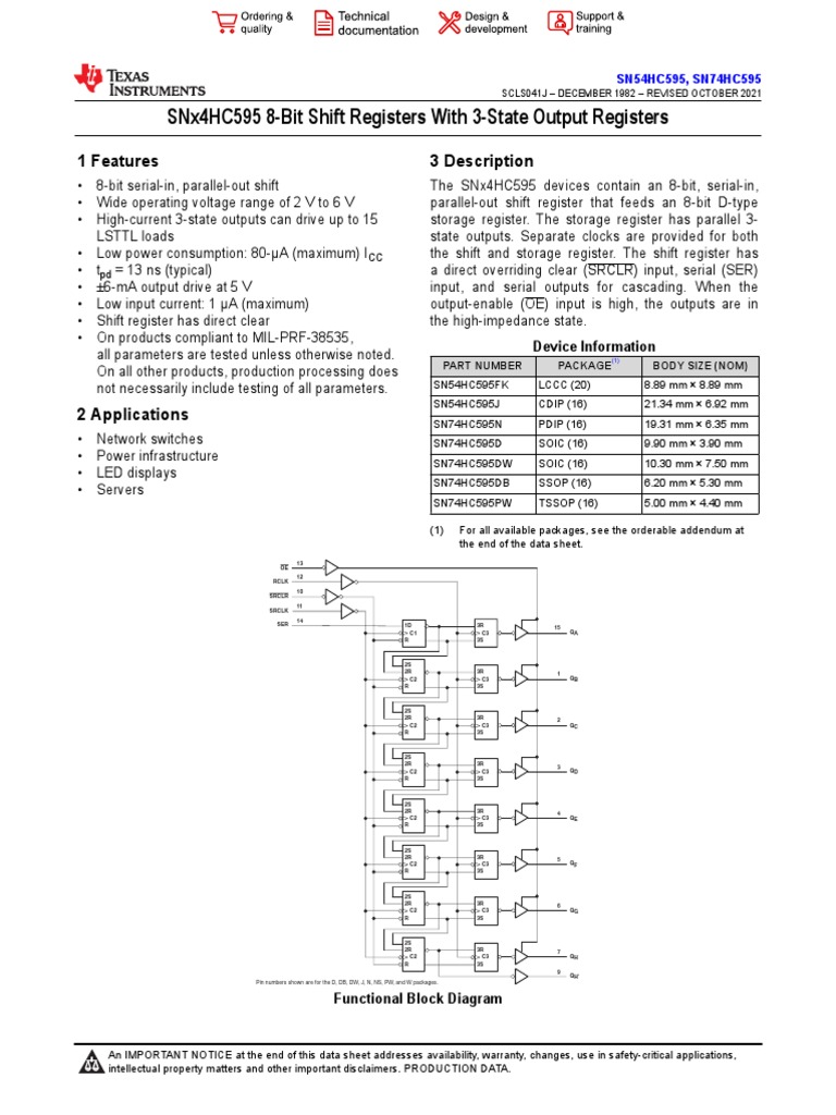SN 74 HC 595 | PDF