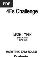 4Fs Challenge