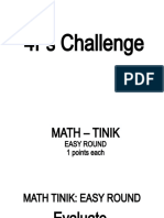 4Fs Challenge