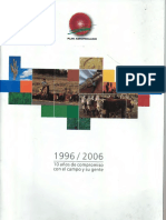 Plan Agropecuario - 1996 - 2006