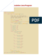 Blackjack Calculation Java Program