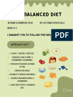 A Balanced Diet: I Suggest You To Follow This Balanced Diet