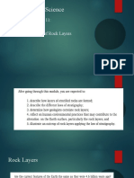 Earth and Life Science: Quarter 1 - Module 11: Lesson: Formation of Rock Layers