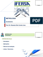 Metrologia: Goniômetro