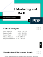 Global Marketing and R&D: Bisnis Internasional Kelompok 10