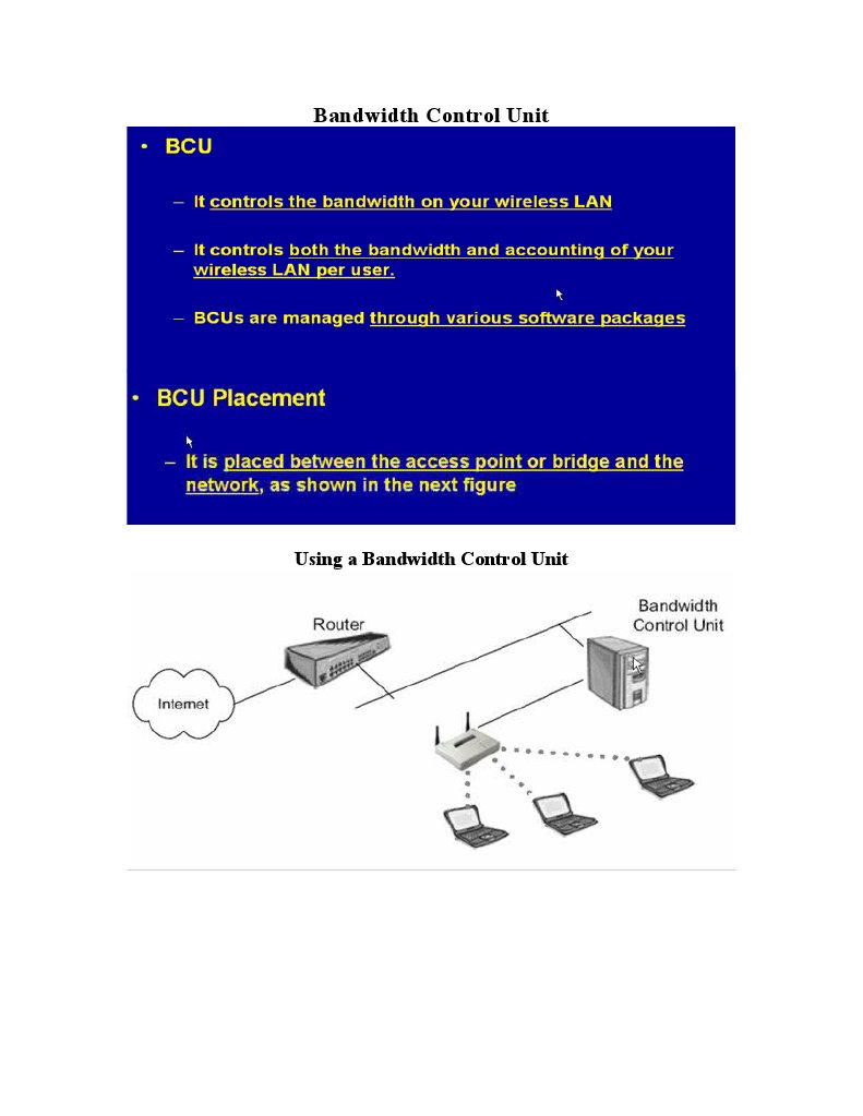 Bandwidth Control Unit | PDF