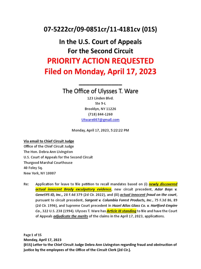 Article Iii Standing Requirements