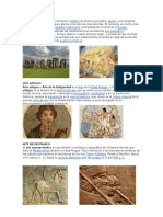 Arte Prehistorico: Arte Antiguo o Arte de La Antigüedad Es El Antiguo Es La División de La