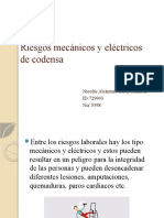 Riesgos Mecánicos y Eléctricos de Codensa: Nicolás Alcántara Garay Ramírez ID:729943 Ncr:3598