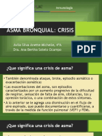 Asma Bronquial: Crisis: Avila Silva Anette Michelle, 4ºA Dra. Ana Bertha Sotelo Ocampo