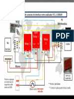 YN10 DB9 Hembra PC DB9 Hembra: Opto Relay 2 Opto Relay 1