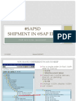 #Sapsd Shipment in @sap Erp: Par Mickael Quesnot