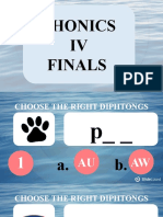 Phonics IV Finals