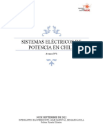 Sistemas Eléctricos de Potencia en Chile: Avance N°1