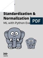 Standardization & Normalization In: ML With Python Example
