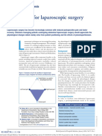 Anaesthesia For Laparoscopic Surgery